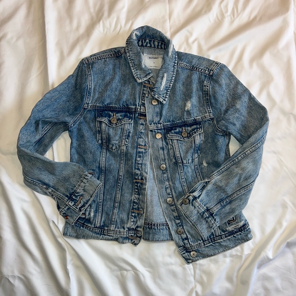 Blue denim jacket #denimjacket